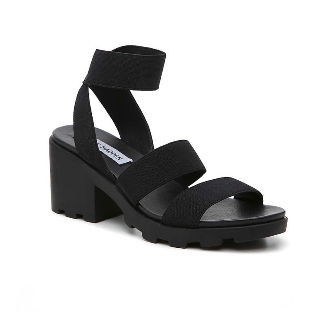 STEVE MADDEN Haider Sandal, Black